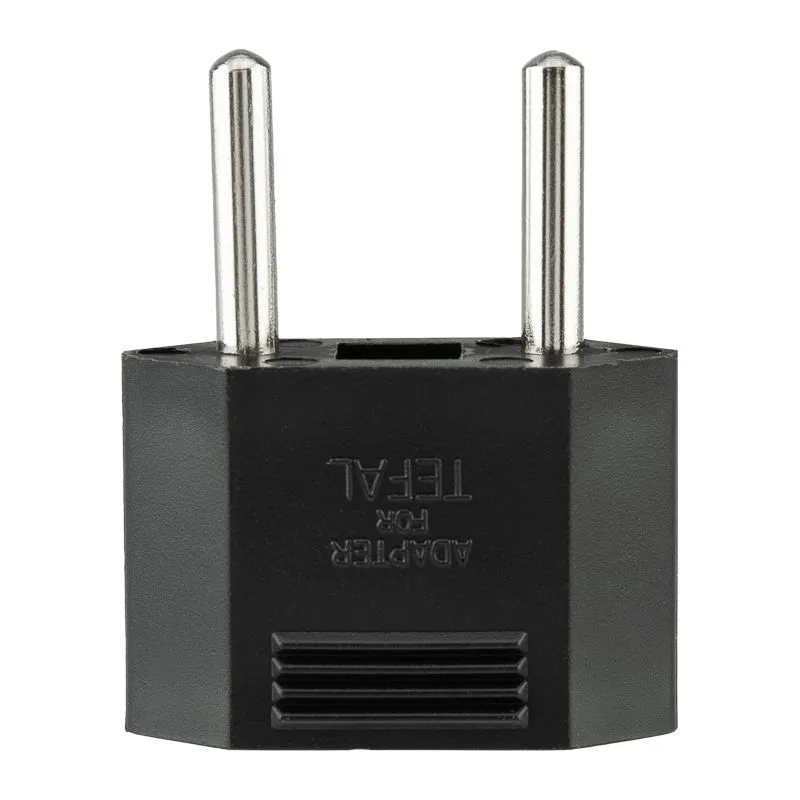 Адаптер сетевой (переходник) с Евро А/F на тонкую вилку С1 плоский «Тефаль» 6А б/з черный PROCONNECT (пакет БОПП 1 шт/уп.) - Фото 4