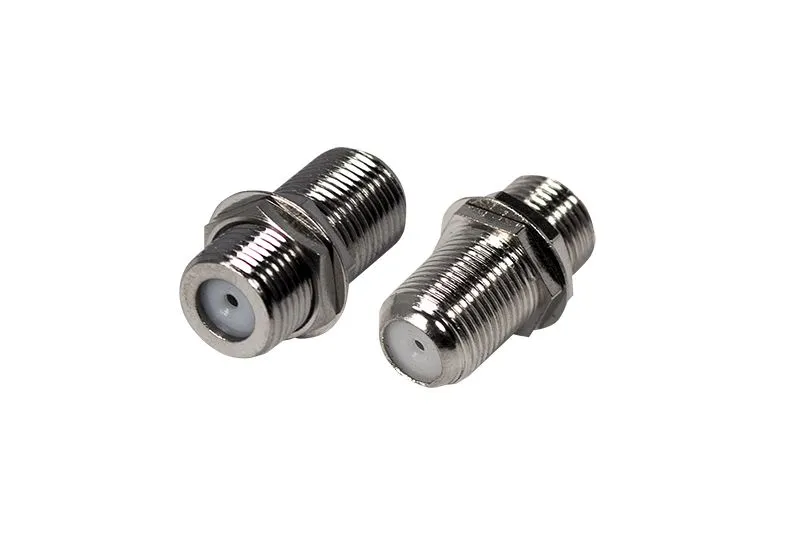 Переходник гнездо F – гнездо F, бочка с кольцом REXANT