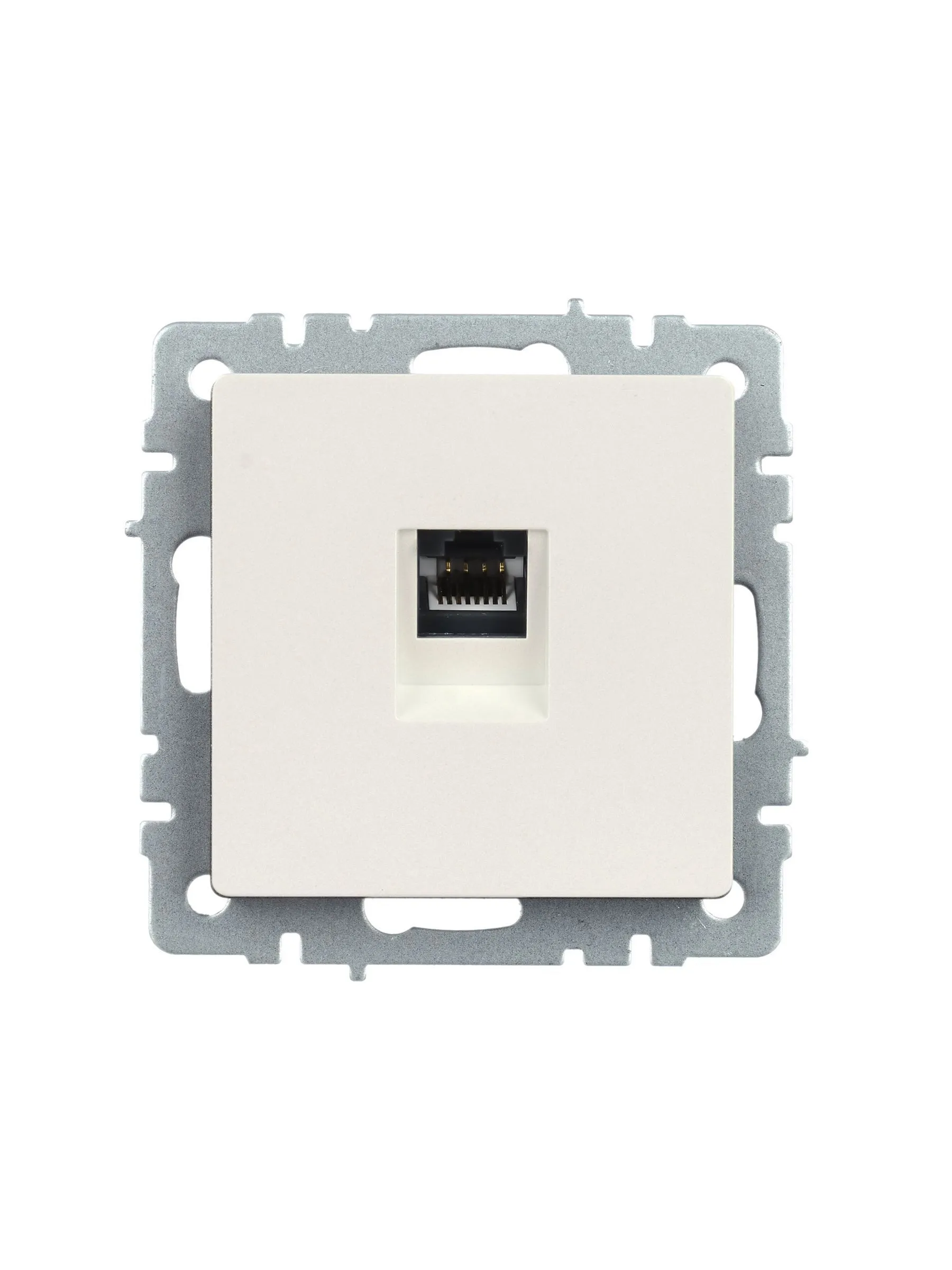 BRITE Розетка компьютерная RJ45 кат.5E РК10-БрЖ жемчуг IEK - Фото 5