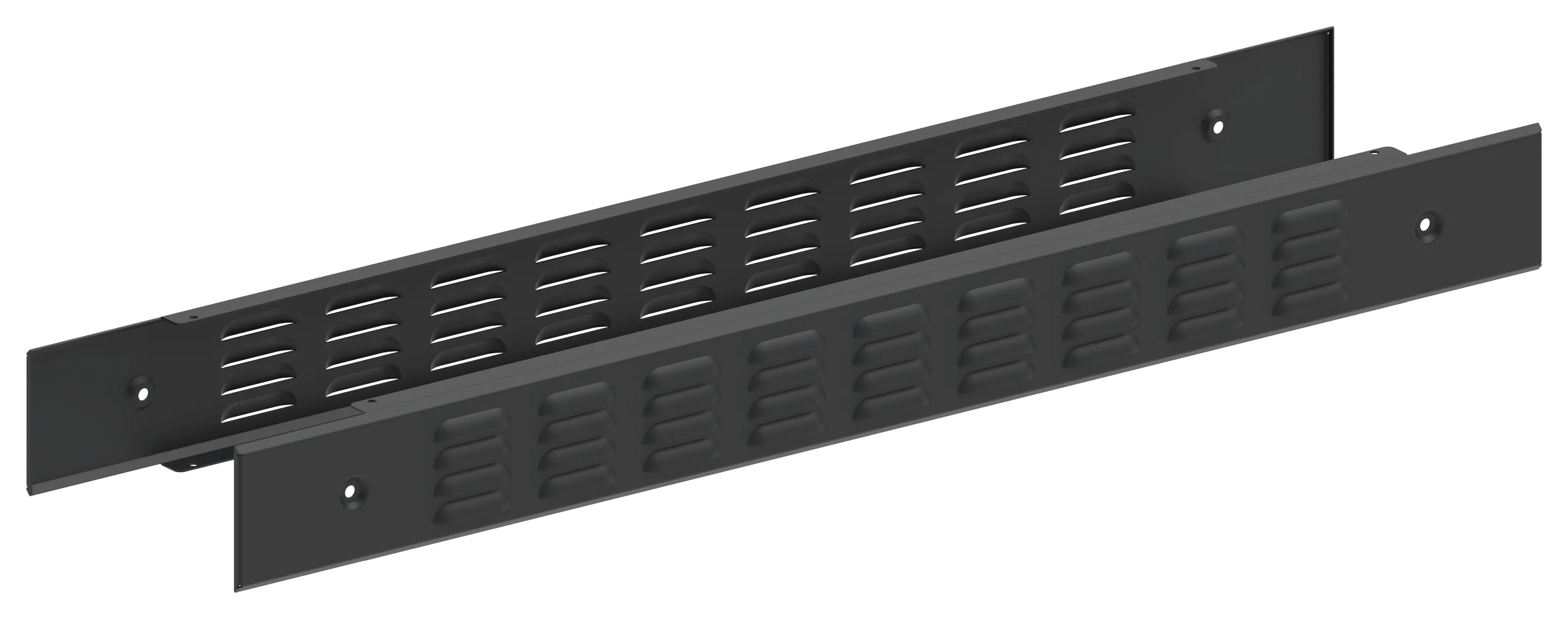 FORMAT Панель цоколя вентилируемая 100х1000мм RAL7021 (2шт/компл) IEK FO-00D-PCV-010-100-7021