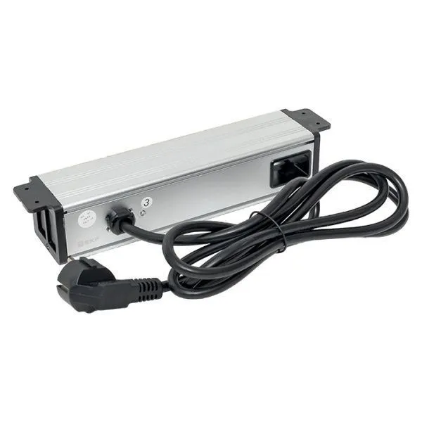 Встраиваемый настольный розеточный блок для крепления под столом, 10 модулей, C-Line - Фото 6