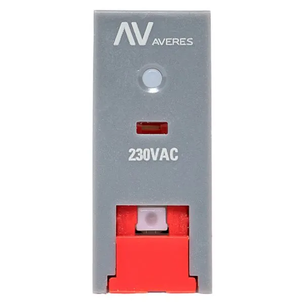 Реле промежуточное с кнопкой и мех. индикацией RPAt 22/2 8A 230В AC EKF