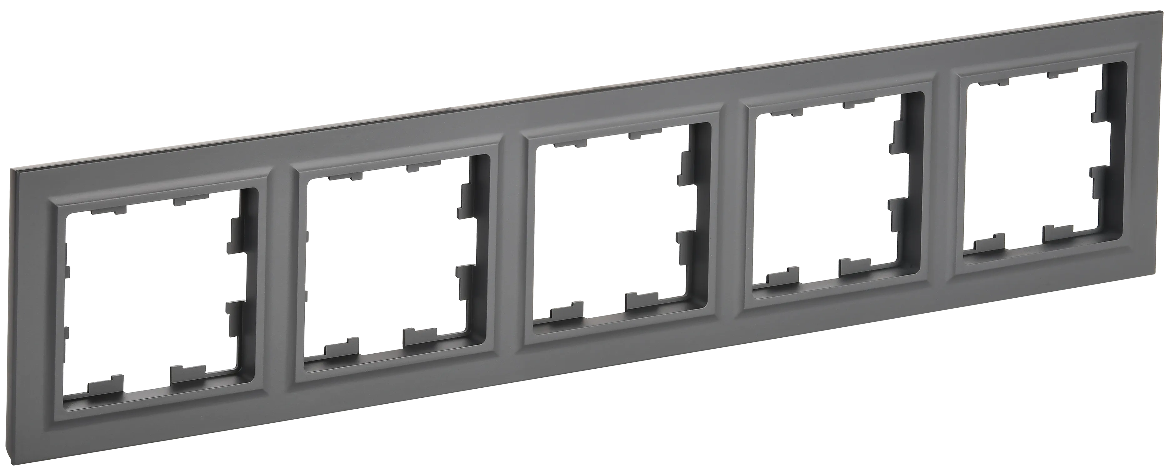 BRITE Рамка 5-местная РУ-5-БрГ графит IEK