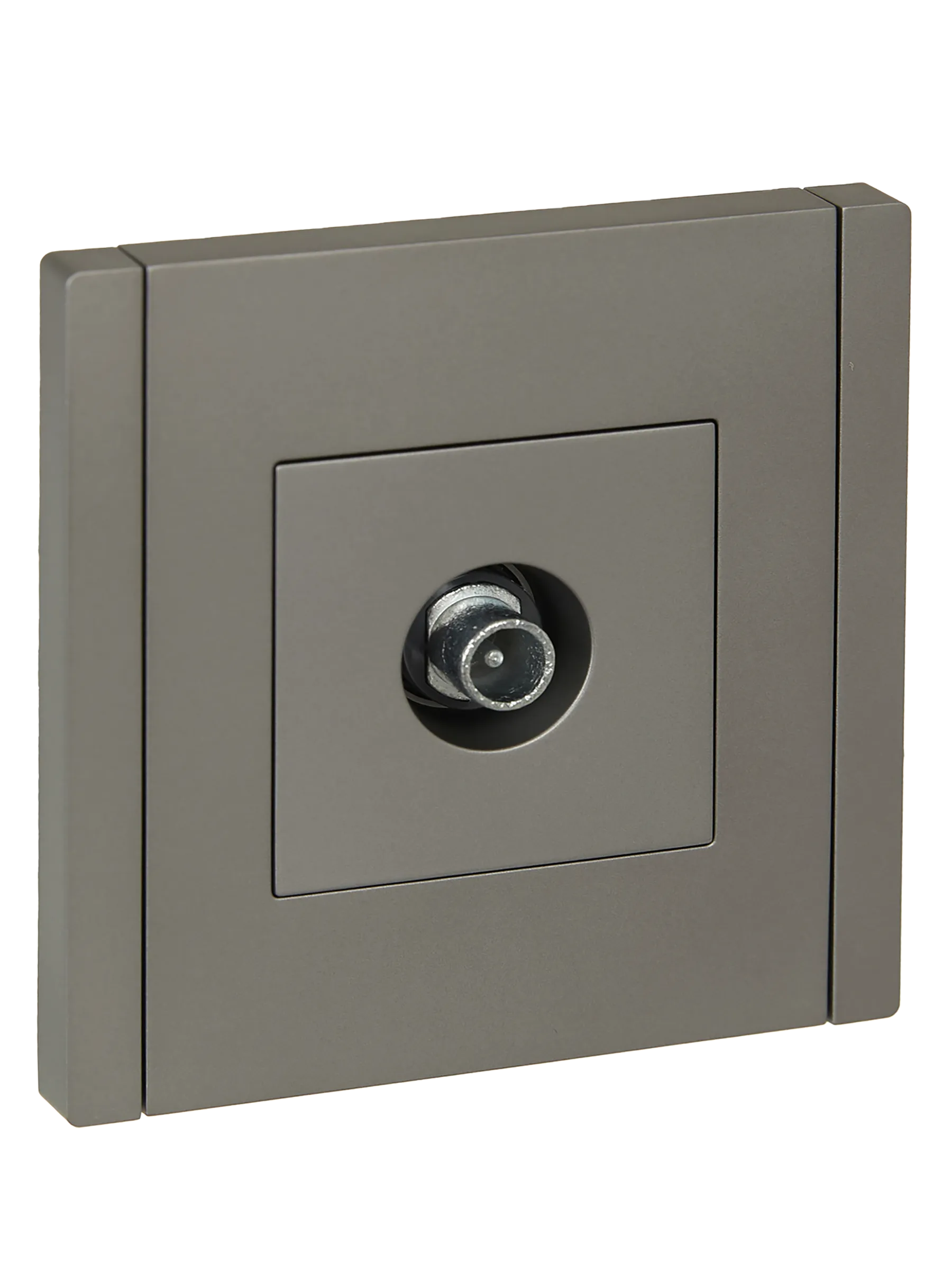 FORTE&PIANO Розетка TV проходная FP529 сталь IEK FP-A10-P-K46