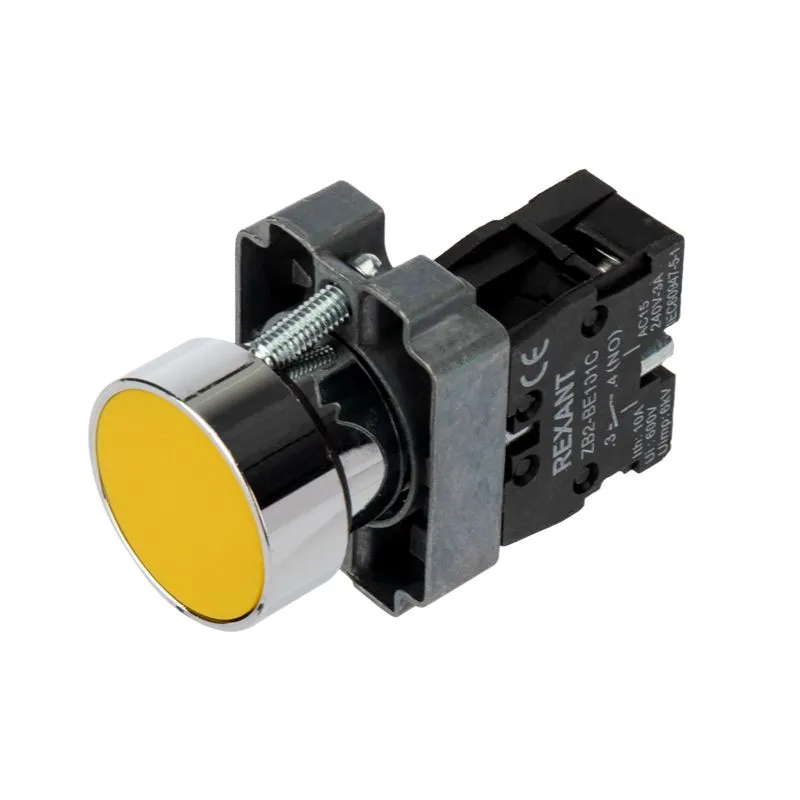 Кнопка XB2 желтая NO 36-5521