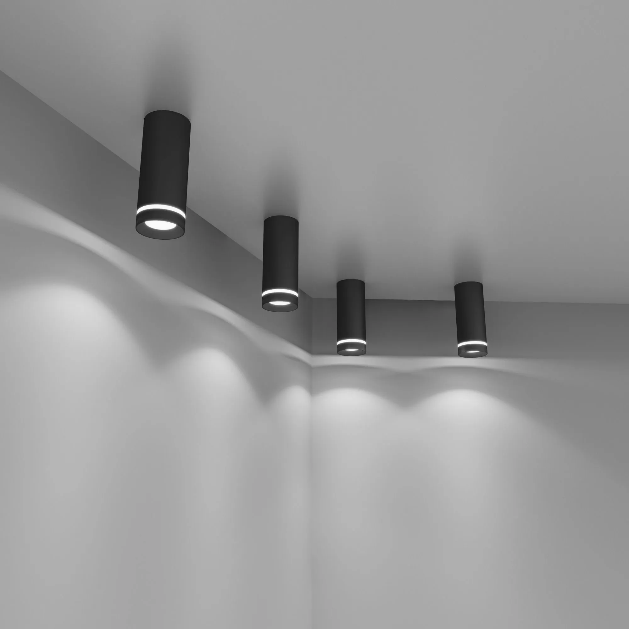 Светильник светодиодный накладной акцентный DLR022 12W 4200K черный матовый Elektrostandard - Фото 4