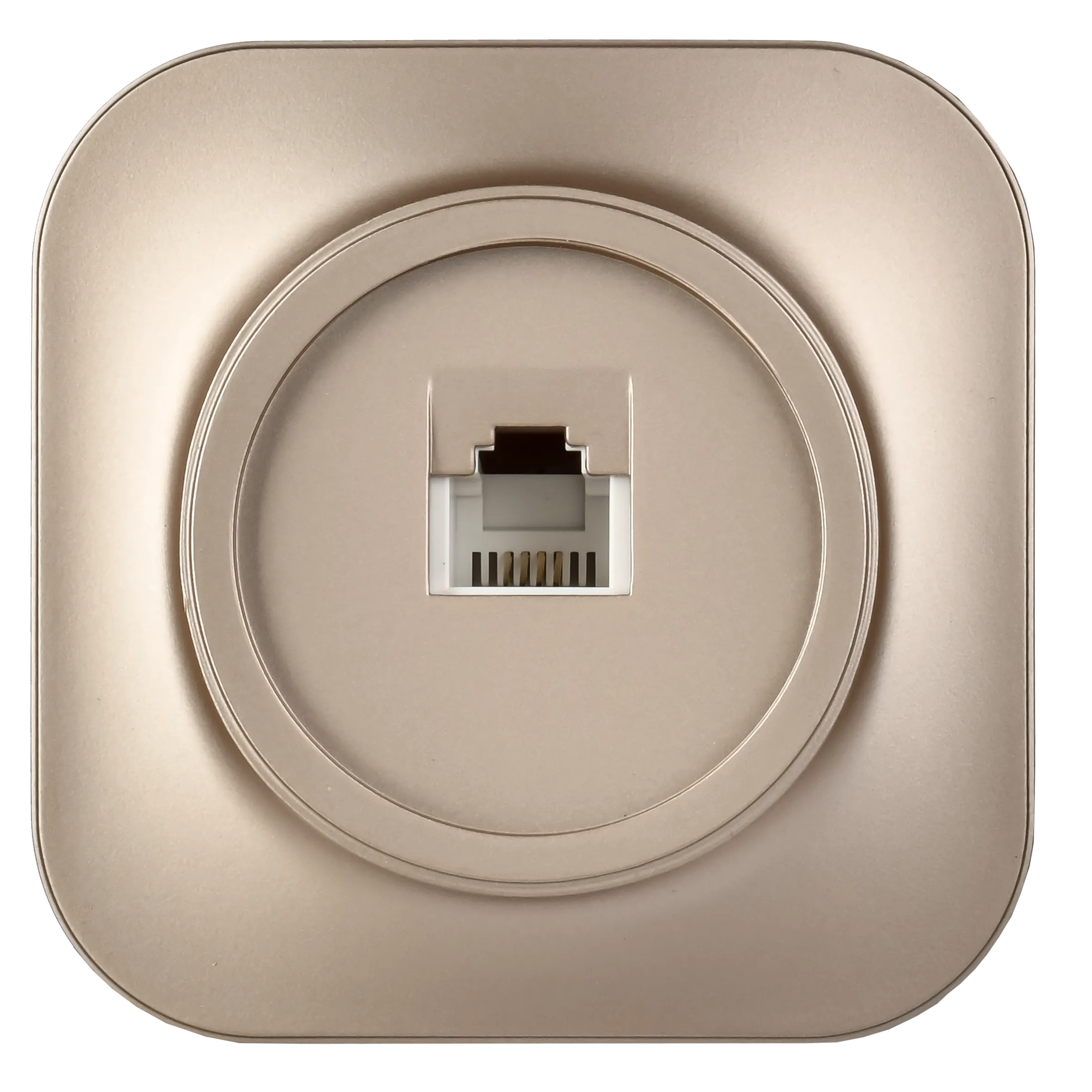 GLORY Розетка для открытой установки телефонная RJ11 РТ20-ХШм шампань матовый IEK - Фото 5