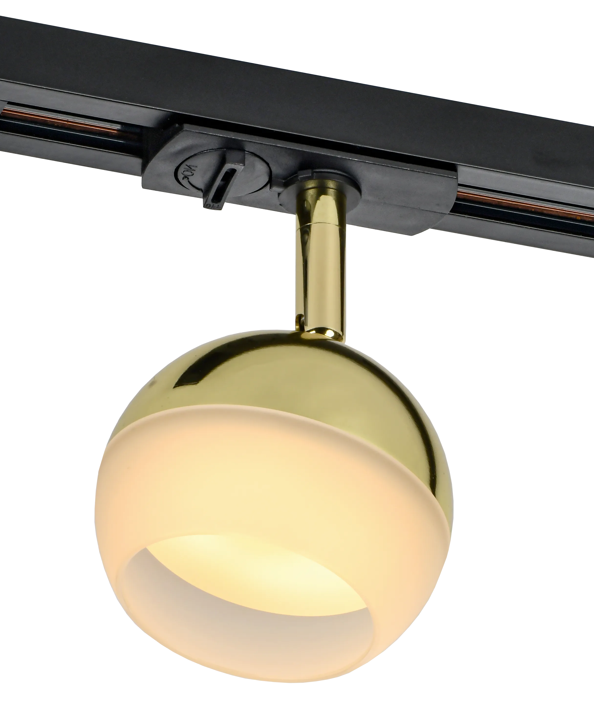 LIGHTING Светильник 4118 декоративный трековый поворотный под лампу GX53 золото IEK - Фото 4