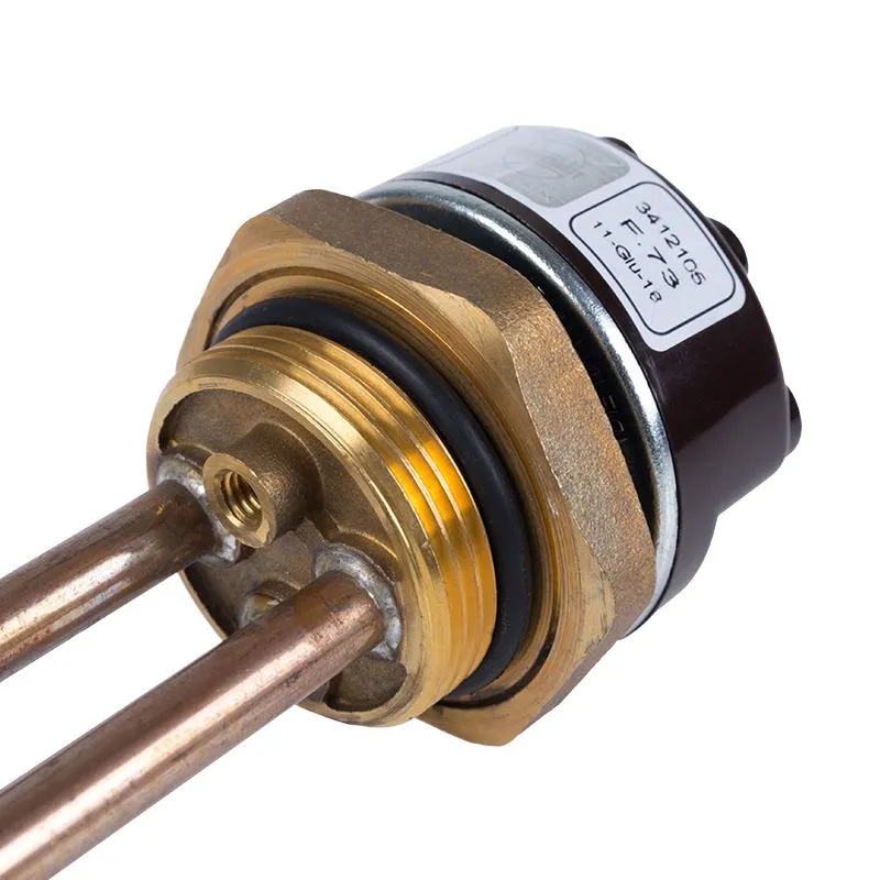 Нагревательный элемент для бойлера, ТЭН, RDT - 2000 Вт,резьбовой фланец  42 мм, с терморегулятором 7 - Фото 2