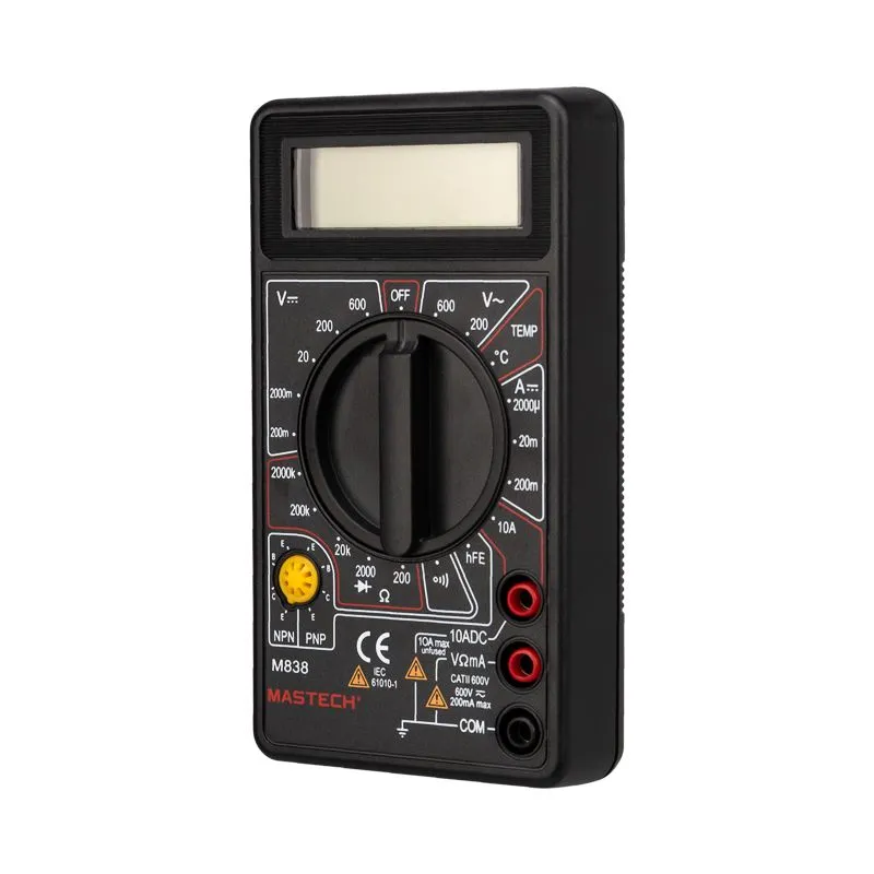 Портативный мультиметр M838 MASTECH - Фото 2