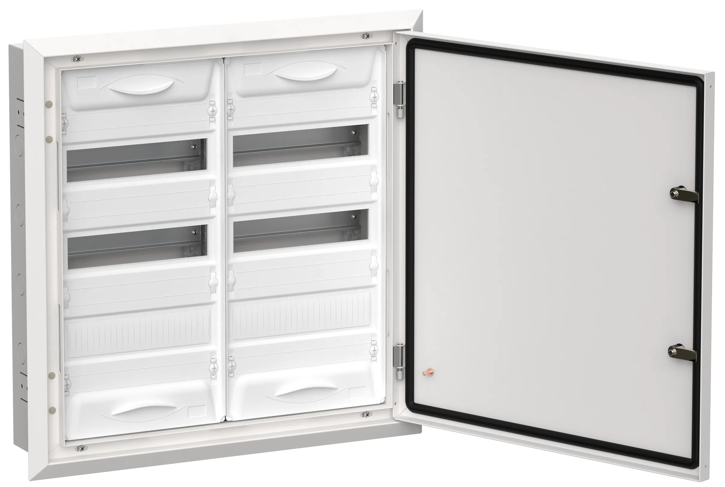 TITAN 5 Корпус металлический ЩРв-72 (2х36) 630х625х130мм IP31 белый (одна дверь) IEK TI5-50-V-2X036-31