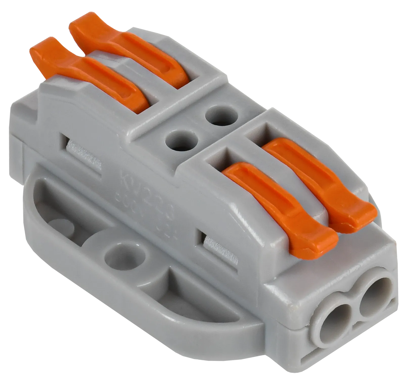 Строительно-монтажная клемма СМК 222-4122P проходная с площадкой (4шт/упак) IEK