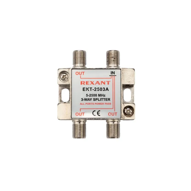 Делитель антенный, (3 TV), 5-2500 МГц REXANT - Фото 3