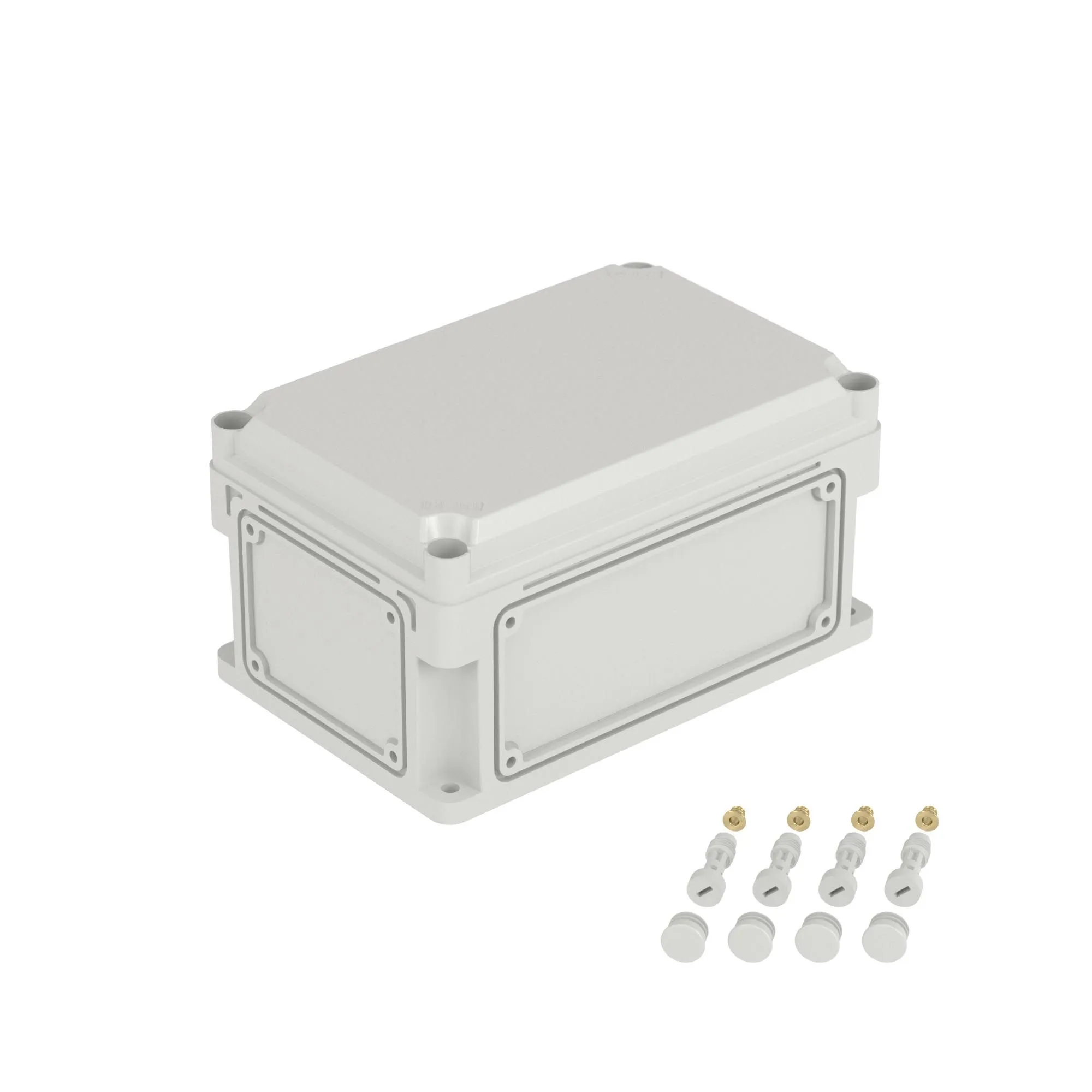 Корпус 300х200х160мм IP67 с крышкой 35мм с фланцами пластик. DKC 532310 532310