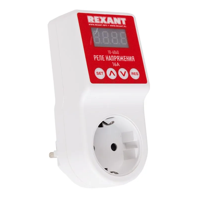 Реле напряжения «вилка-розетка» c дисплеем 16А - Фото 4