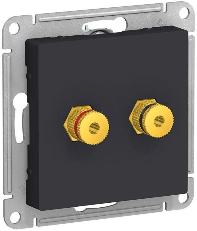 Розетка аудио 2-м AtlasDesign карбон SE ATN001087