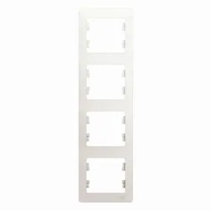 Рамка 4-м Glossa вертикал. перламутр SE GSL000608 1180374