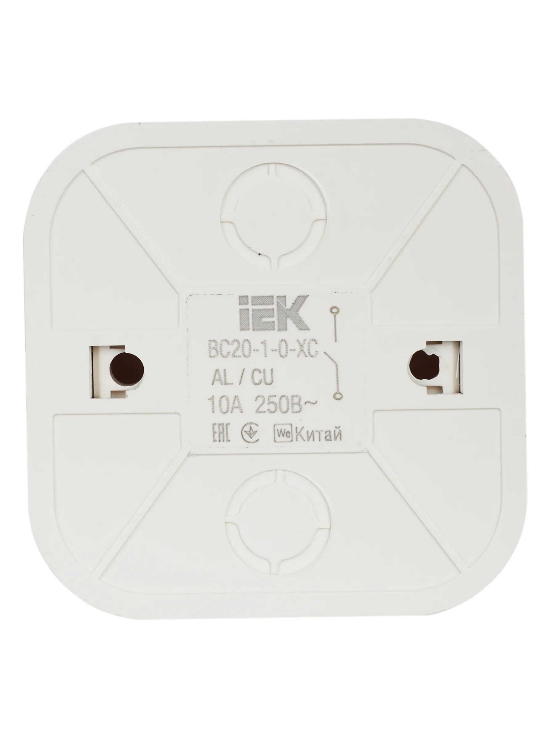 GLORY Выключатель 1-клавишный для открытой установки ВС20-1-0-ХС сосна IEK - Фото 3