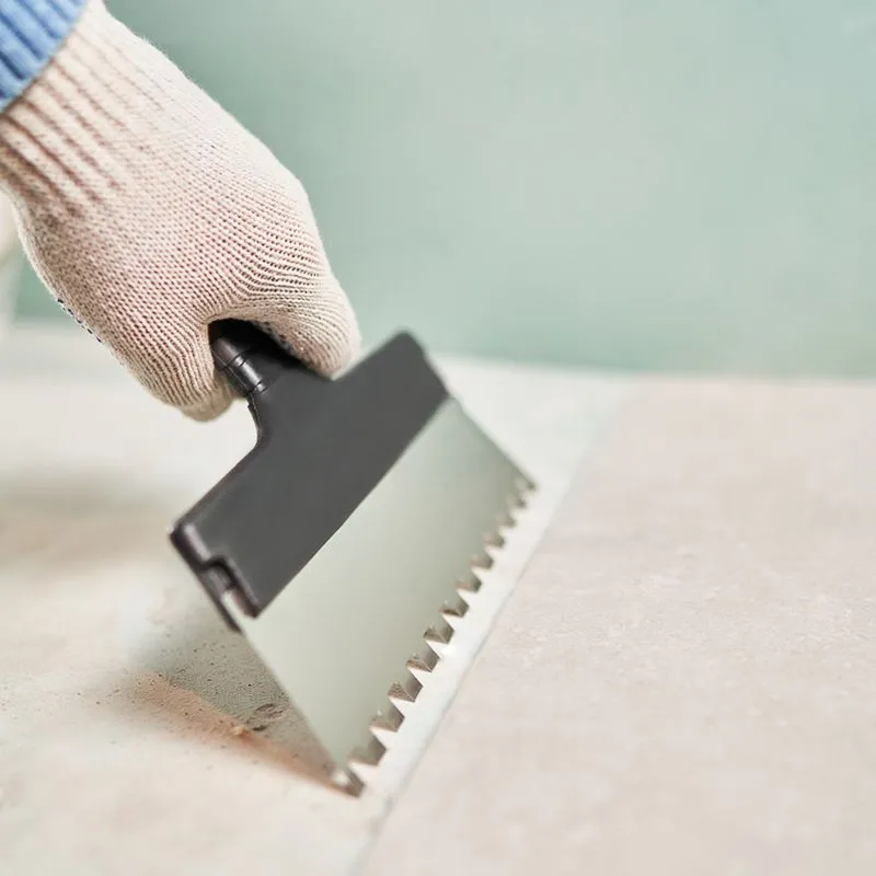 Шпатель фасадный REXANT 250 мм зуб 10х10 нержавеющая сталь, пластмассовая ручка - Фото 2