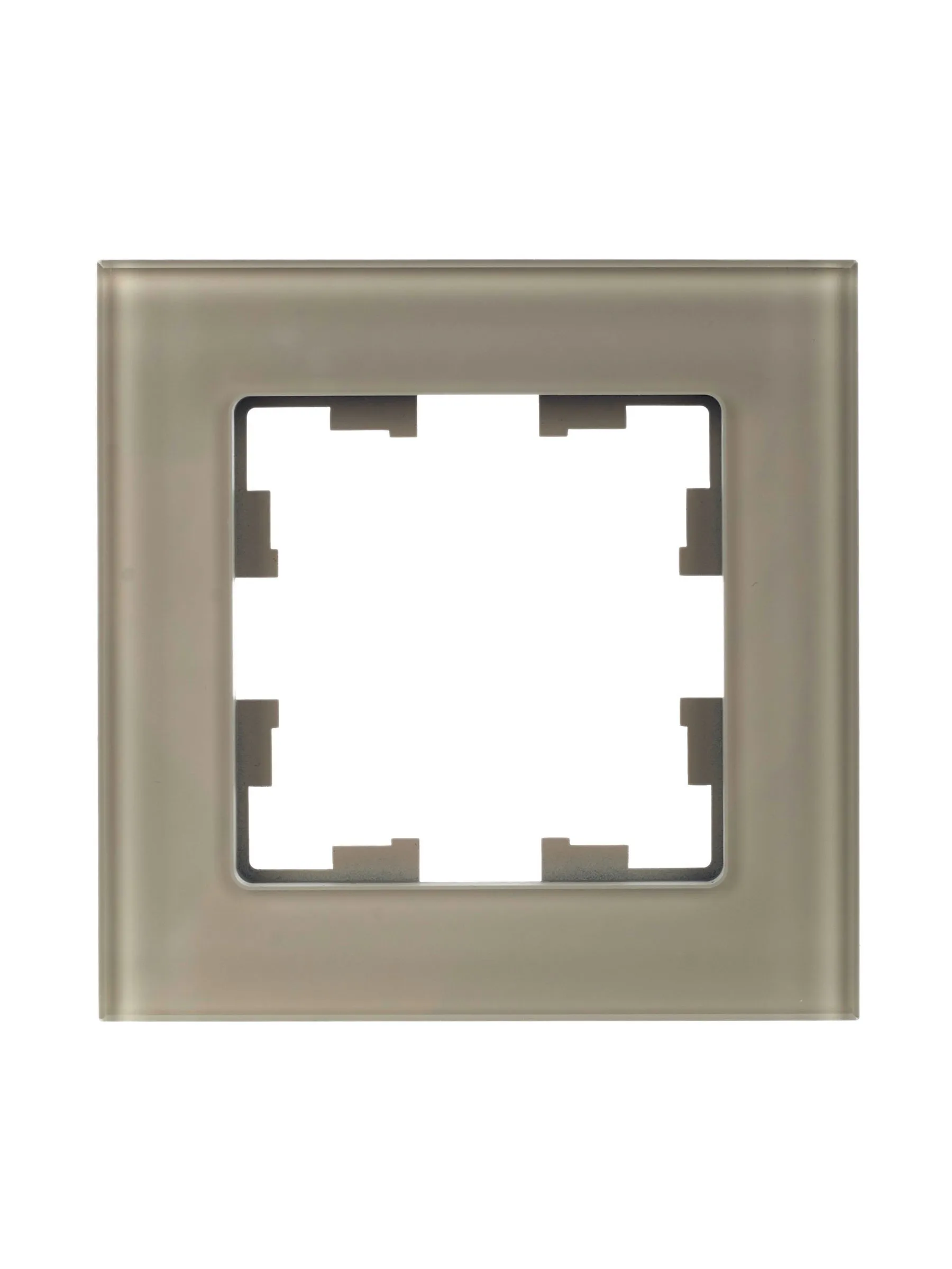BRITE Рамка 1 -местная РУ-1-2-БрД стекло дымчатый IEK - Фото 5
