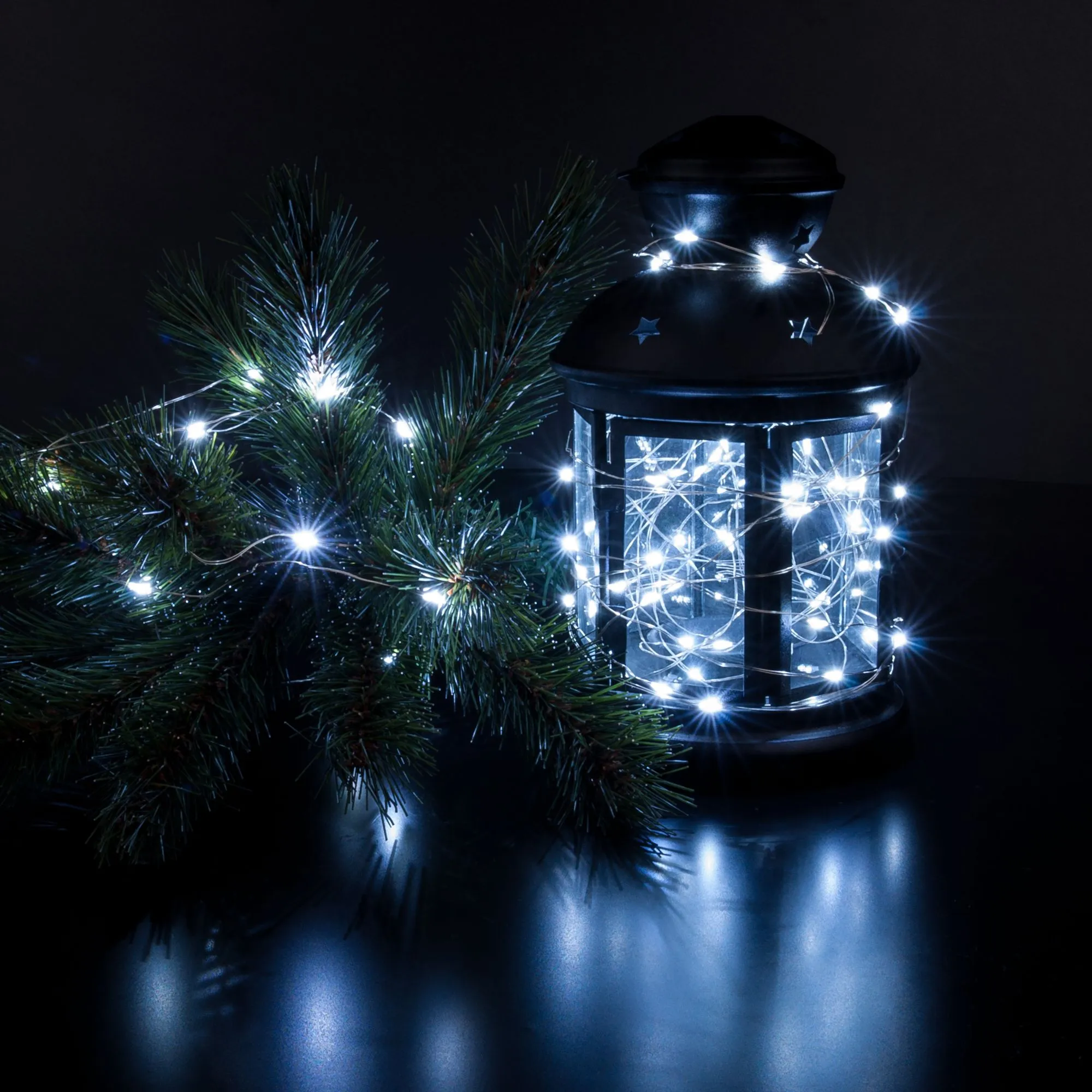 Гирлянда нить "Роса" белый 5м IP20 400-007 Elektrostandard Eurosvet - Фото 2