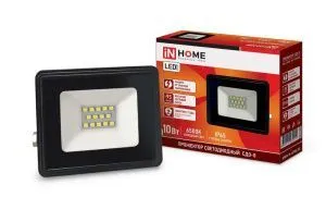 Прожектор светодиодный СДО-8 20Вт 6500К IP65 1900лм 230В черн. IN HOME 4690612030029 557812