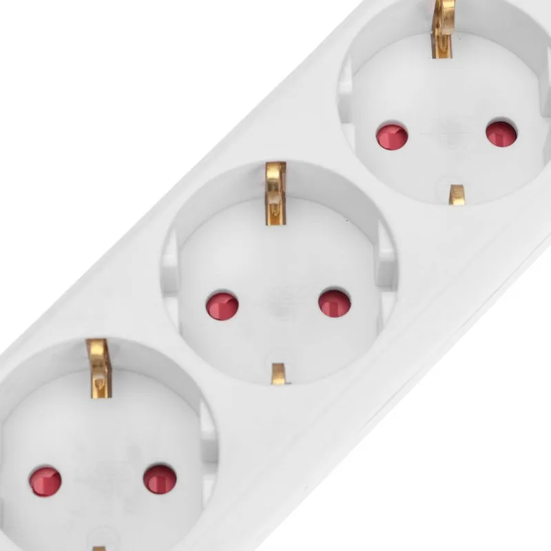 Удлинитель STANDARD 3 гнезда, 3м, 3х1,0мм², с/з, белый REXANT - Фото 3