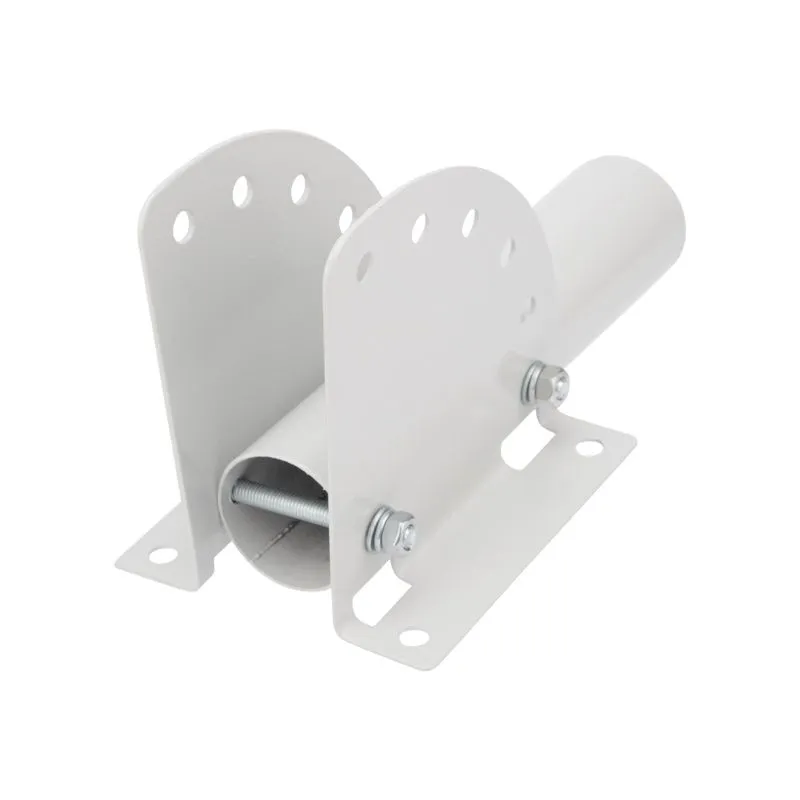 Кронштейн накладной / под бандажную ленту с переменным углом белый (230х150х150, Ø 57) REXANT  арт.607-302; 607-304;