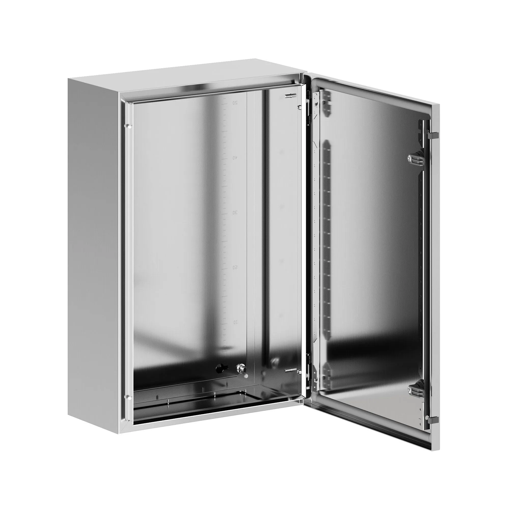 Корпус навесной STH с М/П из нержавеющей стали AISI316 600х400х200мм с фланцем DKC R5STH0642F-316 - Фото 2
