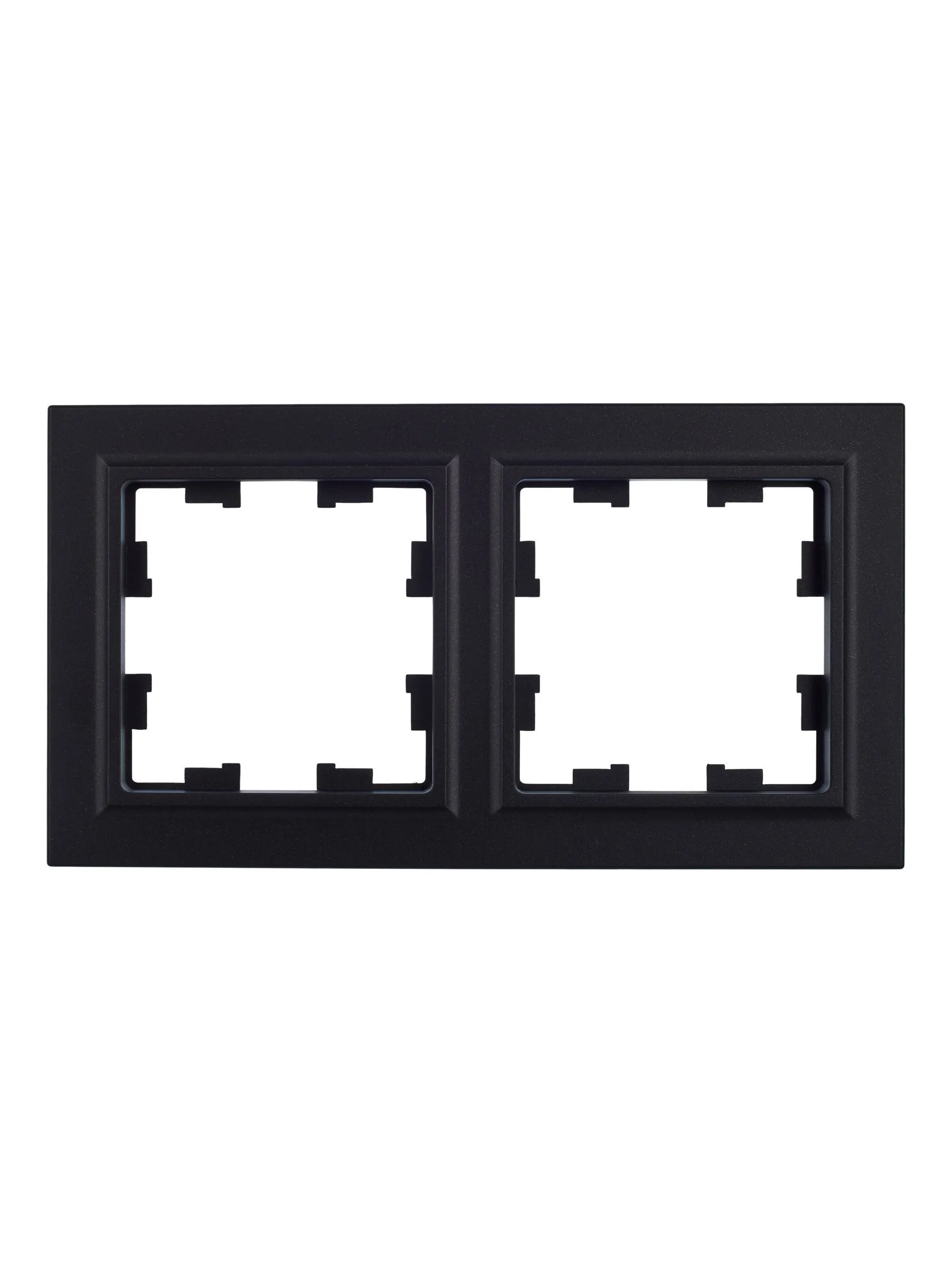 BRITE Рамка 2-местная РУ-2-БрЧ черный IEK - Фото 6
