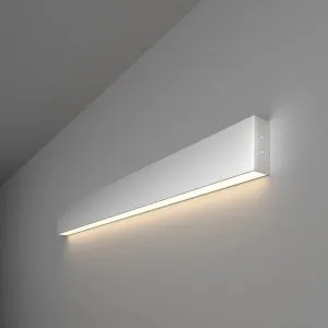 Светильник светодиодный линейный накладной односторонний 78см 15Вт 4200К матовое серебро 101-100-30- a041490