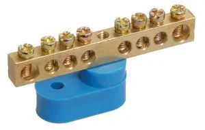 Шина N "ноль" на одном угловом изоляторе ШНИ-6х9-20-У1-С IEK YNN10-69-20C1-K07