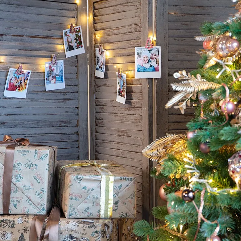 Деревянные прищепки Елочки 14,5x4,5x1,6 cм, 6 шт, розовые NEON-NIGHT - Фото 2