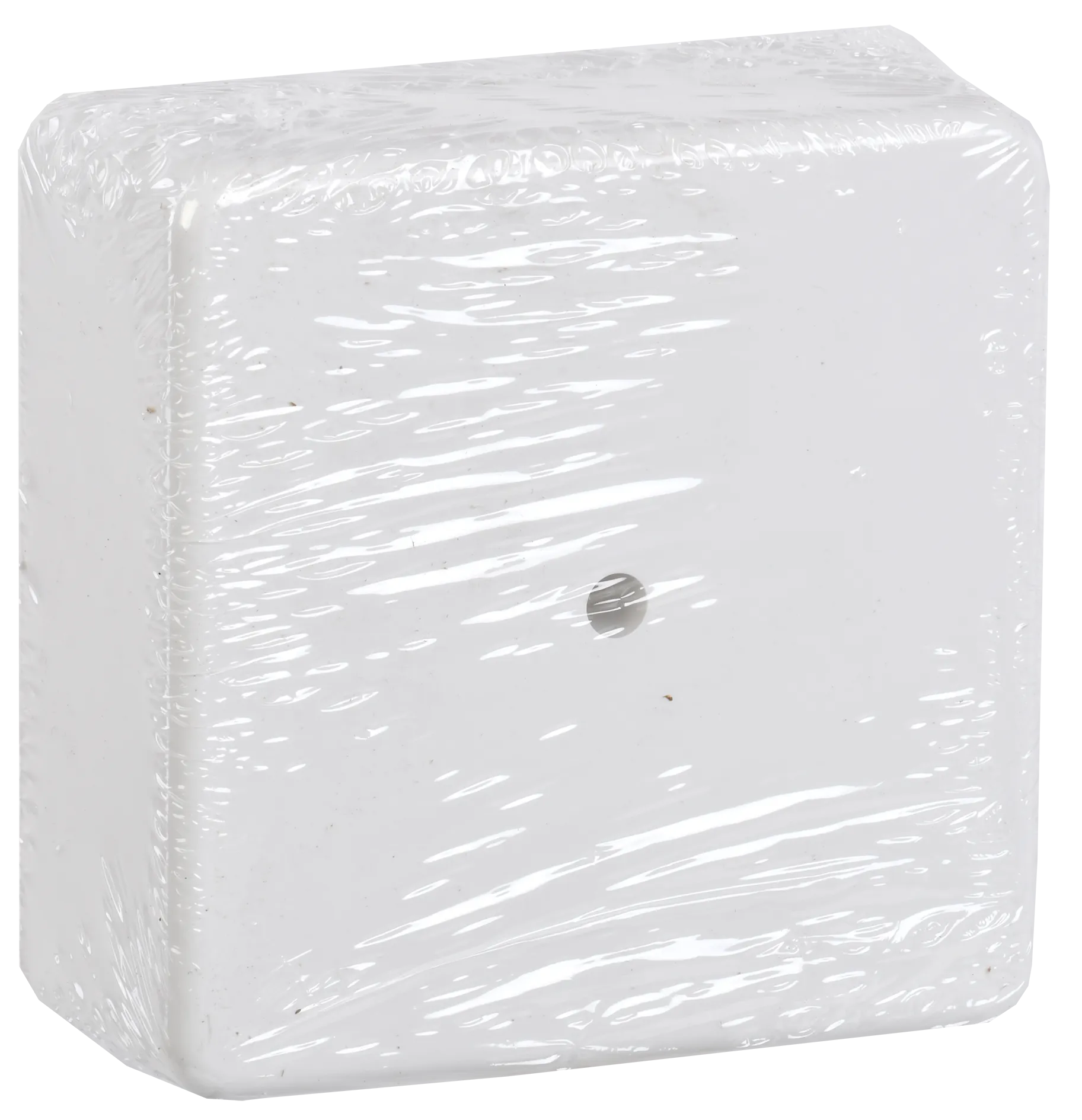 Коробка распаячная КМ41222 для открытой проводки безгалогенная (HF) 100х100х44мм белая (6 клемм 6мм2) IEK - Фото 2