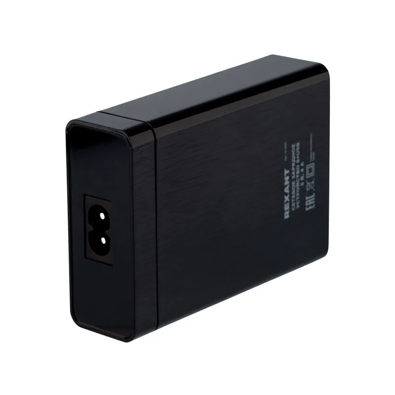 Сетевое зарядное устройство REXANT 6хUSB, 1000mA, черное - Фото 4