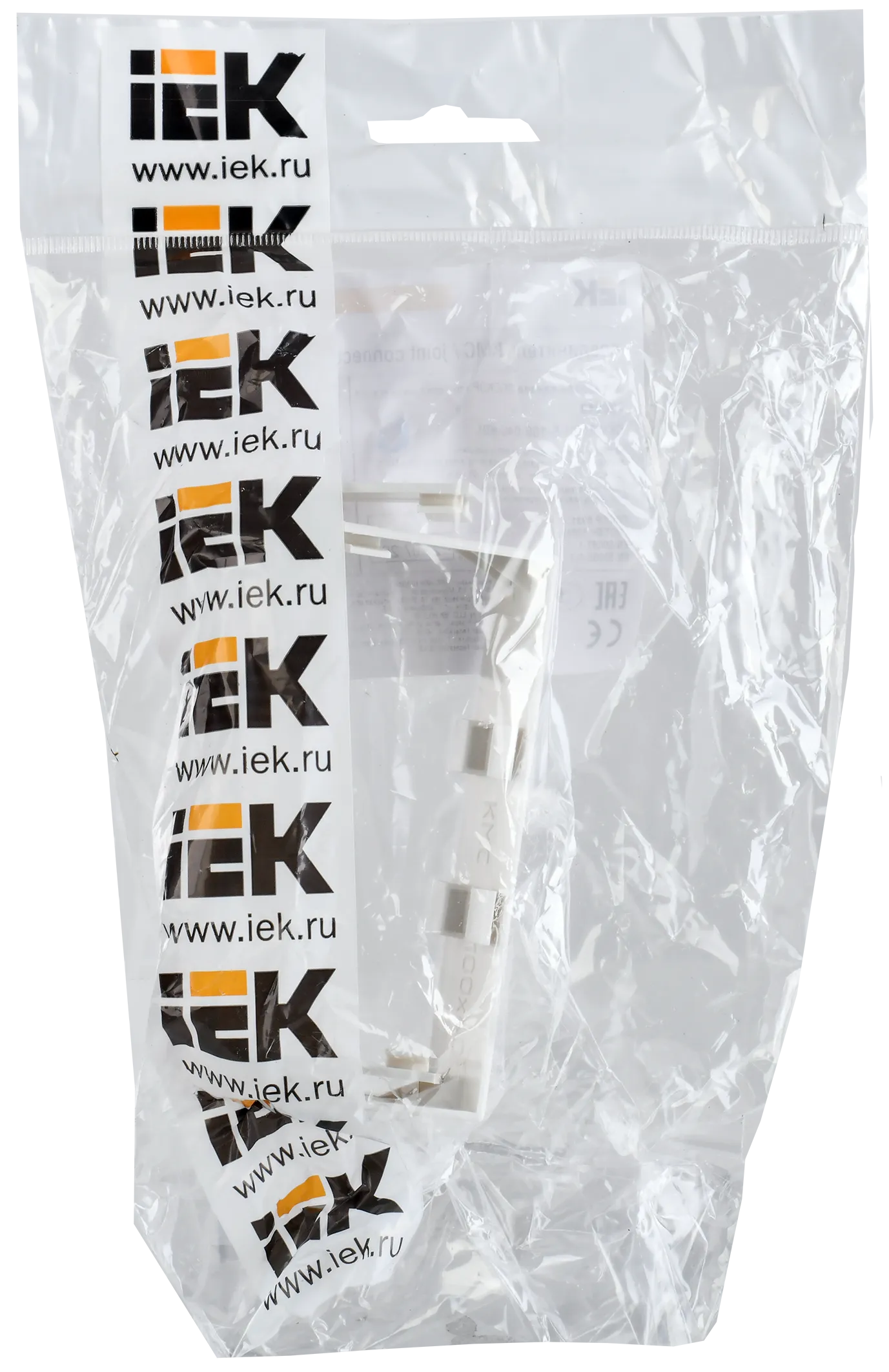 ELECOR Соединитель на стык КМС 100х40 белый (2шт/компл) IEK - Фото 2