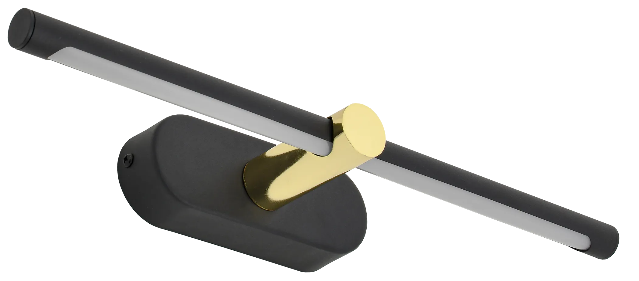 LIGHTING Светильник светодиодный 5114 настенный 9Вт 4000К IP44 черный/золото IEK LT-DBB0-5114-09-40-K57