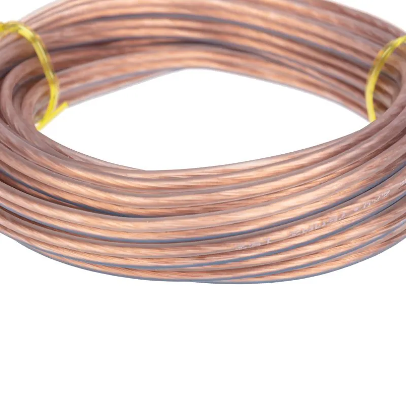 Кабель акустический 2х0,75мм², прозрачный BLUELINE, мини-бухта 5м REXANT - Фото 4