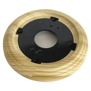 Рамка одноместная пластиковая, D 92x14 мм, цвет - сосна, серия УСАДЬБА, ТМ "МезонинЪ" GE30701-11 GE30701-11