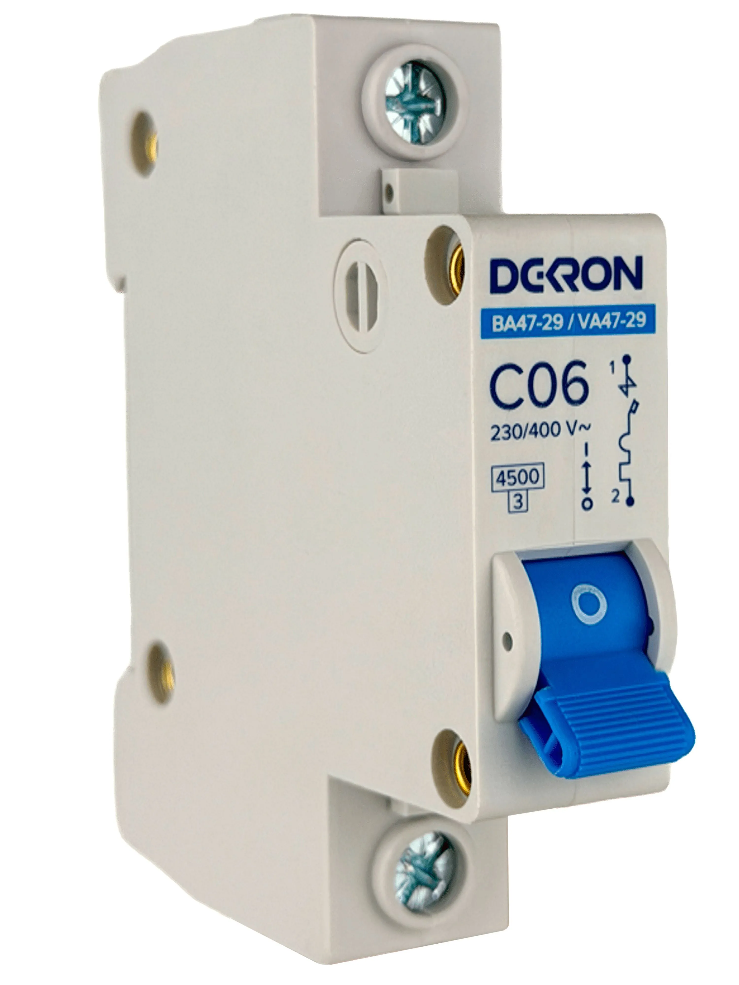 Автоматический выключатель ВА47-29 1P С06A 4,5кА - Фото 3