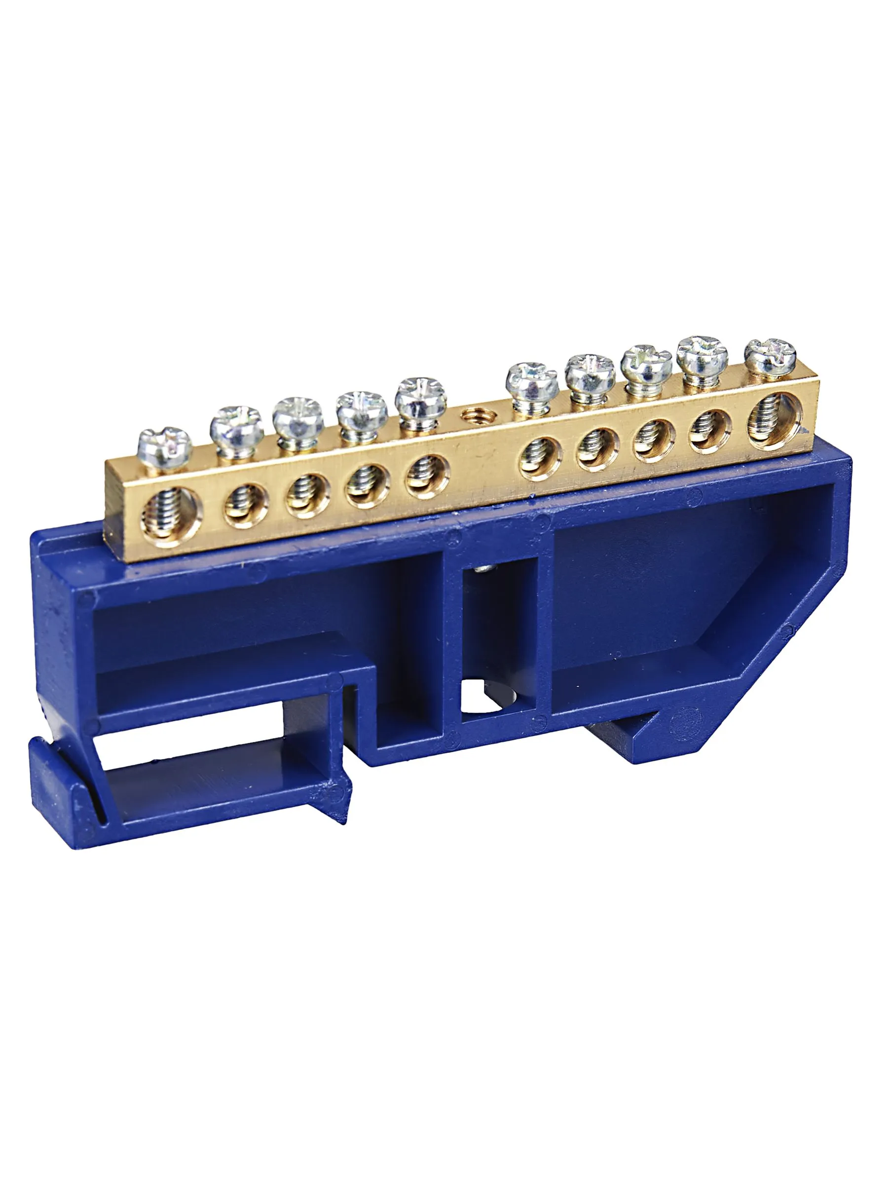 Шина N "ноль" на DIN-изол ШНИ-6х9-10-Д-С IEK - Фото 2