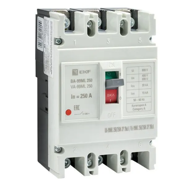 ВА-99МL 250/250А 3P 20кА EKF Basic