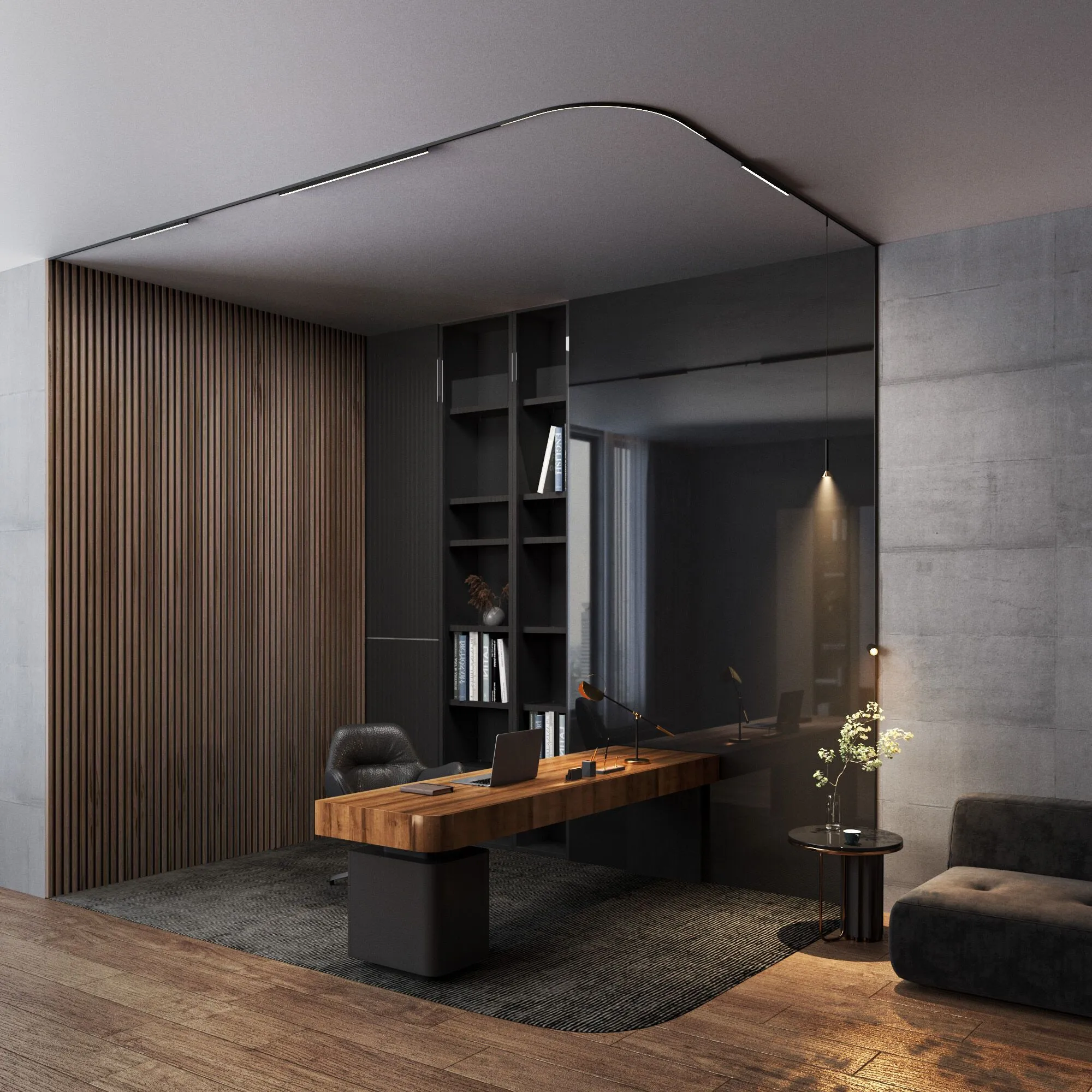 Mini Magnetic Шинопровод накладной (черный) (2м) 85171/00 - Фото 4