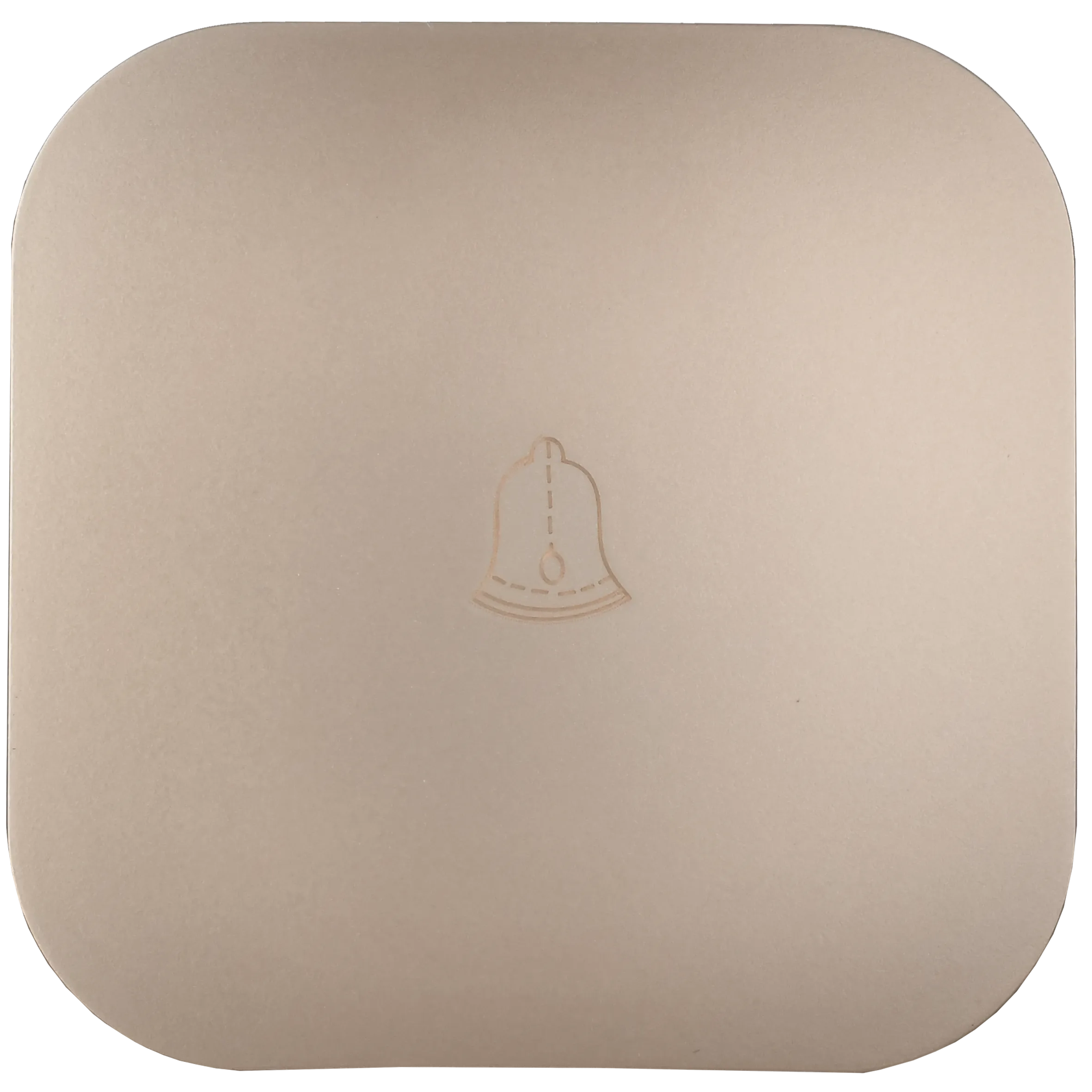 GLORY Выключатель 1-клавишный для открытой установки самовозвратный 10А ВСс20-1-0-ХШм шампань матовый IEK - Фото 4