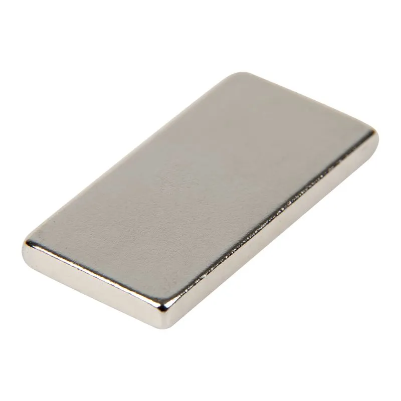 Неодимовый магнит прямоугольник 20х10х2мм, сцепление 2,4кг (5 шт/уп) REXANT