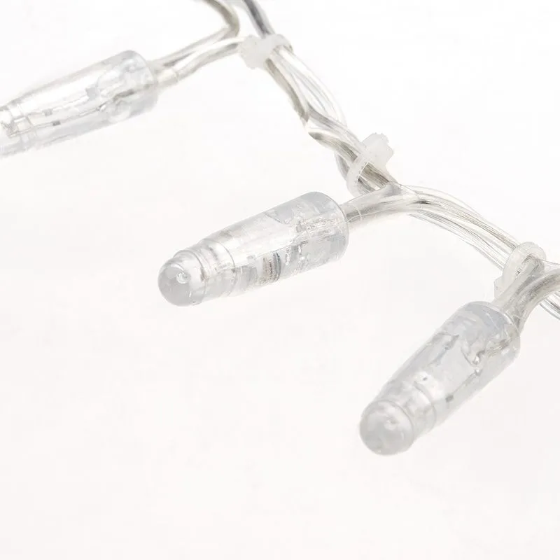 Гирлянда светодиодная Кластер 10м 200 LED ТЕПЛЫЙ БЕЛЫЙ прозрачный ПВХ IP65 постоянное свечение 230В нужен блок 303-500-1 NEON-NIGHT - Фото 3