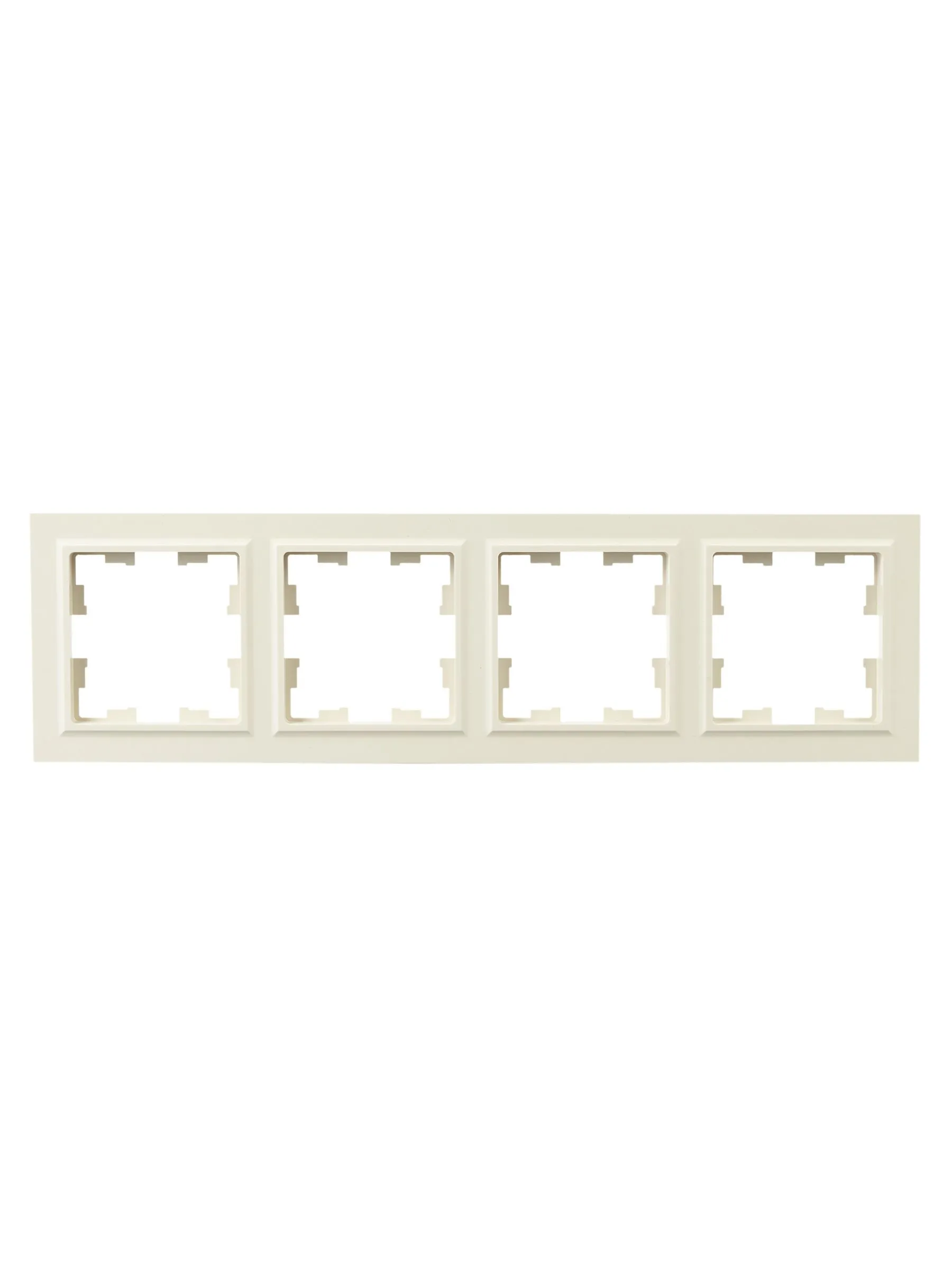 BRITE Рамка 4-местная РУ-4-БрКр бежевый IEK - Фото 2