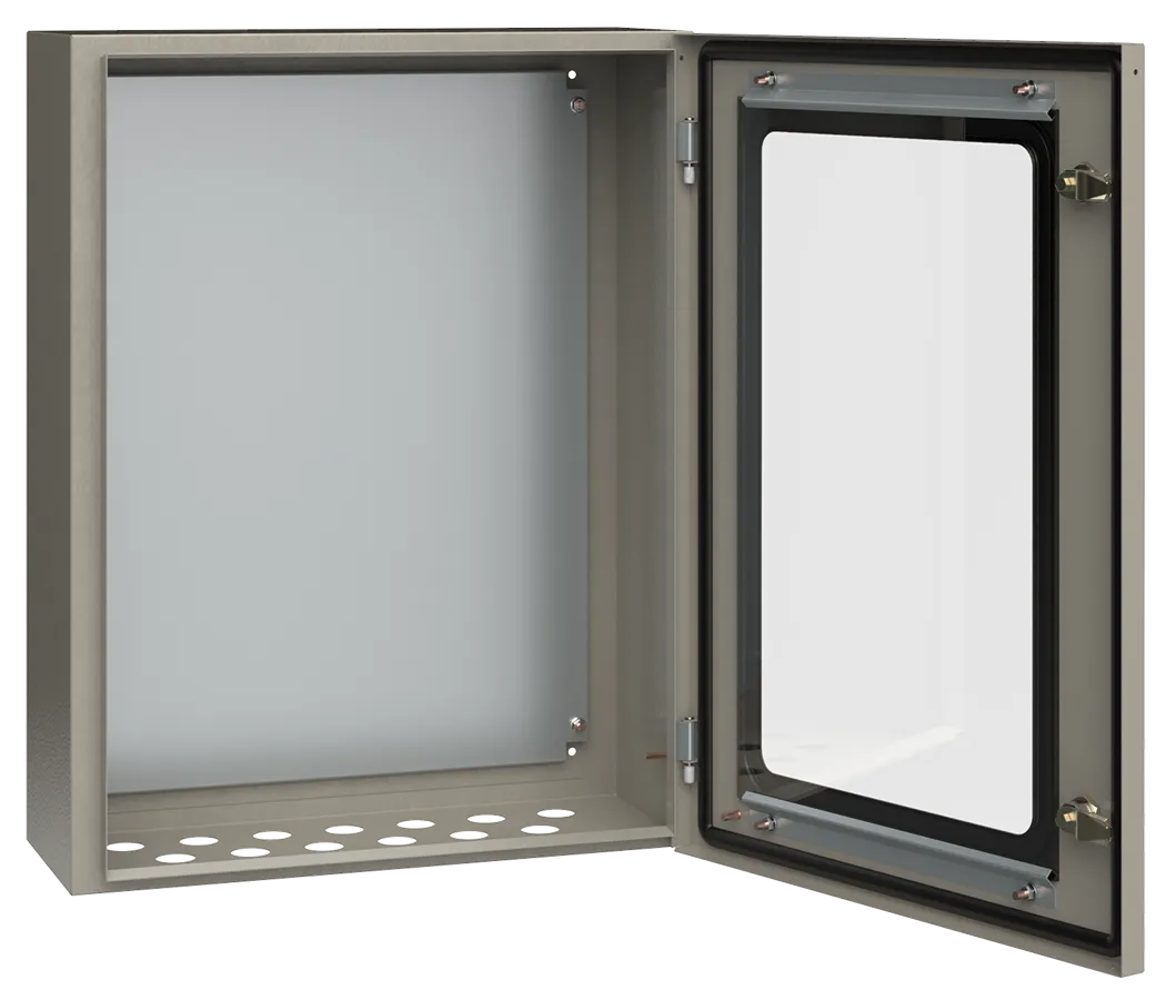 Корпус металлический ЩМП-3-0 (650х500х220мм) У2 IP54 прозрачная дверь IEK