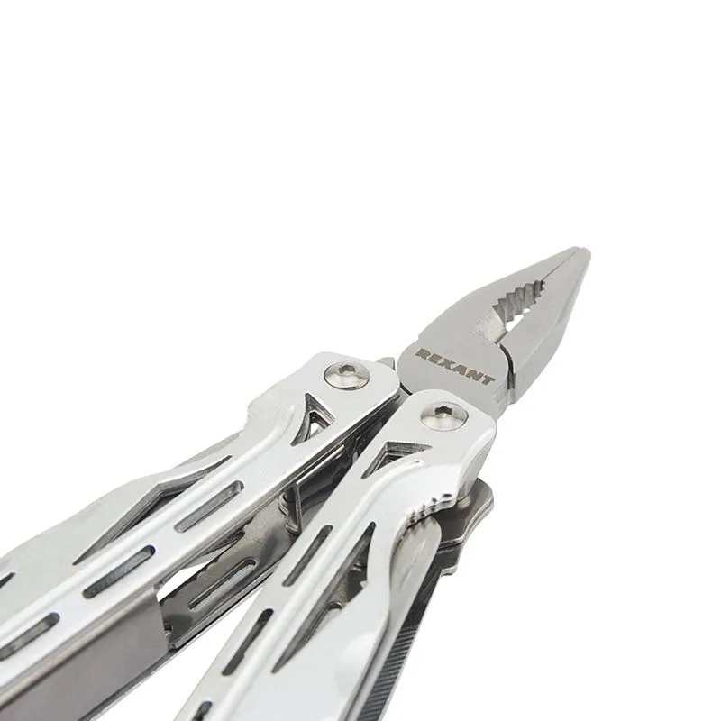 Мультитул 12 функций REXANT 160 мм металлик - Фото 4