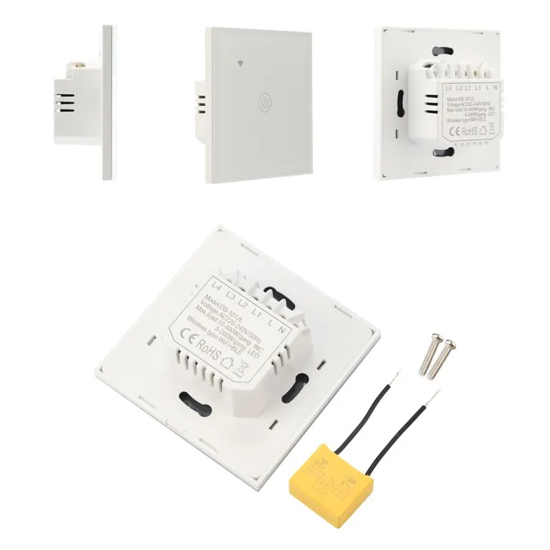 Умный Wi-Fi выключатель однокнопочный белый SECURIC - Фото 3